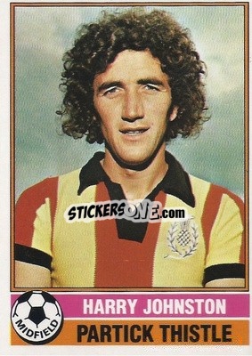 Sticker Harry Johnston - Scottish Footballers 1977-1978
 n. 84 - Topps