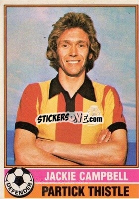 Cromo Jackie Campbell - Scottish Footballers 1977-1978
 - Topps