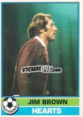 Figurina Jim Brown - Scottish Footballers 1977-1978
 n. 3 - Topps