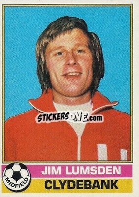 Cromo Jim Lumsden - Scottish Footballers 1977-1978
 - Topps