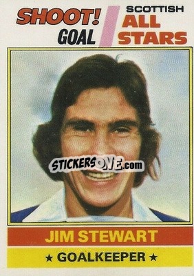 Cromo Jim Stewart  - Scottish Footballers 1977-1978
 - Topps