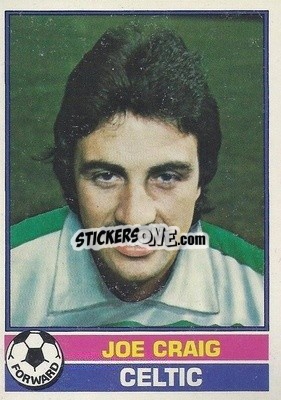 Cromo Joe Craig - Scottish Footballers 1977-1978
 - Topps
