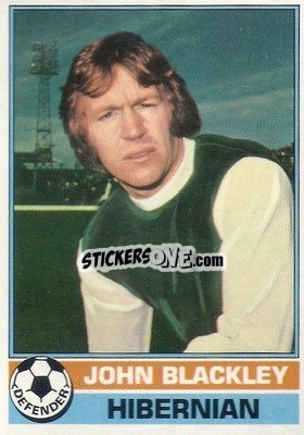 Sticker John Blackley - Scottish Footballers 1977-1978
 - Topps