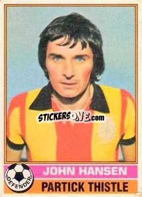 Sticker John Hansen - Scottish Footballers 1977-1978
 n. 24 - Topps
