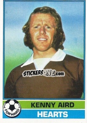 Sticker Kenny Aird - Scottish Footballers 1977-1978
 - Topps