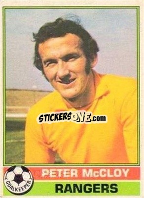 Sticker Peter McCloy - Scottish Footballers 1977-1978
 - Topps