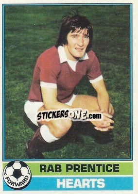 Sticker Rab Prentice - Scottish Footballers 1977-1978
 - Topps