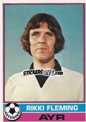 Cromo Rikki Fleming - Scottish Footballers 1977-1978
 - Topps