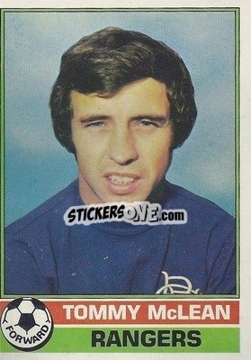 Sticker Tommy McLean - Scottish Footballers 1977-1978
 - Topps