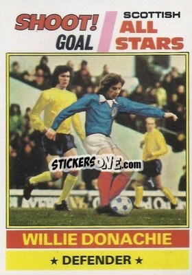 Sticker Willie Donachie  - Scottish Footballers 1977-1978
 - Topps