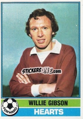 Sticker Willie Gibson - Scottish Footballers 1977-1978
 n. 95 - Topps