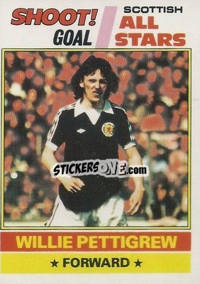 Figurina Willie Pettigrew  - Scottish Footballers 1977-1978
 - Topps
