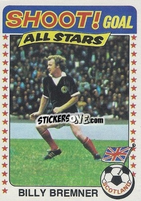 Sticker Billy Bremner - Footballers 1976-1977
 - Topps