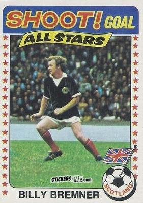 Sticker Billy Bremner - Footballers 1976-1977
 n. 130 - Topps