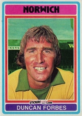 Figurina Duncan Forbes - Footballers 1976-1977
 - Topps