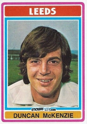 Sticker Duncan McKenzie - Footballers 1976-1977
 n. 290 - Topps