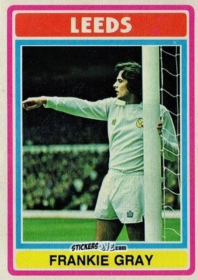Sticker Frank Gray - Footballers 1976-1977
 n. 34 - Topps