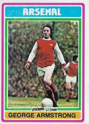 Sticker George Armstrong - Footballers 1976-1977
 n. 98 - Topps