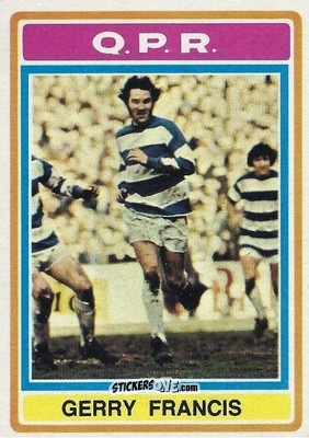 Sticker Gerry Francis - Footballers 1976-1977
 n. 305 - Topps