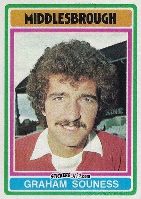 Sticker Graeme Souness - Footballers 1976-1977
 n. 285 - Topps