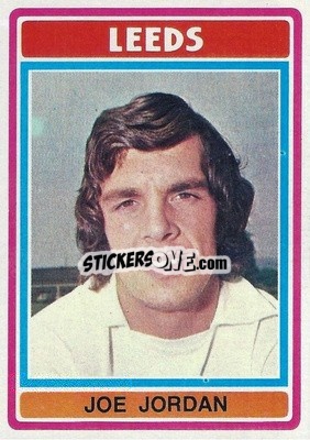 Sticker Joe Jordan - Footballers 1976-1977
 - Topps