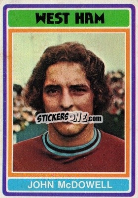 Cromo John McDowell - Footballers 1976-1977
 - Topps
