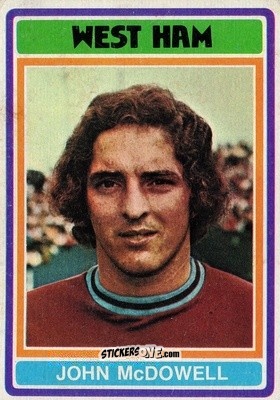 Sticker John McDowell - Footballers 1976-1977
 n. 57 - Topps