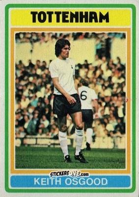 Figurina Keith Osgood - Footballers 1976-1977
 n. 32 - Topps