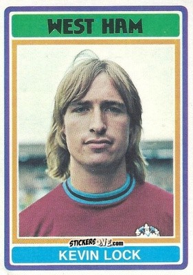 Sticker Kevin Lock - Footballers 1976-1977
 n. 114 - Topps