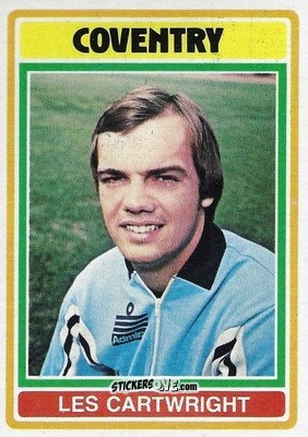 Sticker Les Cartwright - Footballers 1976-1977
 n. 69 - Topps