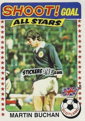 Sticker Martin Buchan - Footballers 1976-1977
 - Topps