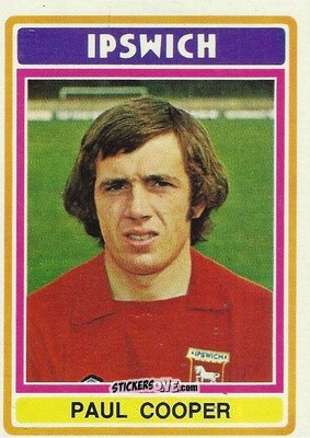Sticker Paul Cooper - Footballers 1976-1977
 n. 307 - Topps