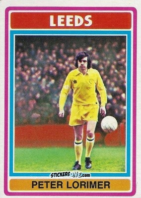 Sticker Peter Lorimer - Footballers 1976-1977
 n. 148 - Topps