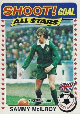Sticker Sammy McIlroy - Footballers 1976-1977
 n. 140 - Topps