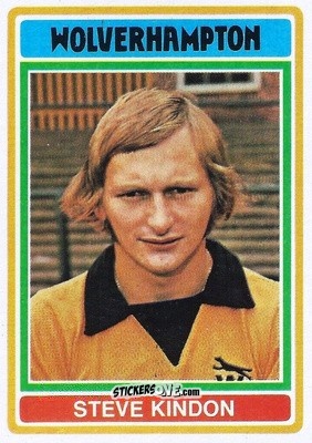 Sticker Steve Kindon - Footballers 1976-1977
 n. 187 - Topps