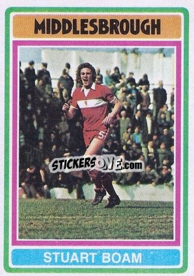Sticker Stuart Boam - Footballers 1976-1977
 - Topps