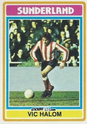 Sticker Vic Halom - Footballers 1976-1977
 n. 124 - Topps