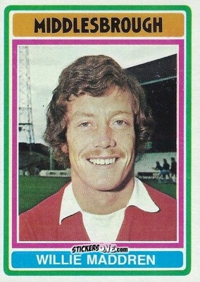 Cromo Willie Maddren - Footballers 1976-1977
 n. 228 - Topps