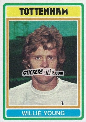 Sticker Willie Young - Footballers 1976-1977
 - Topps