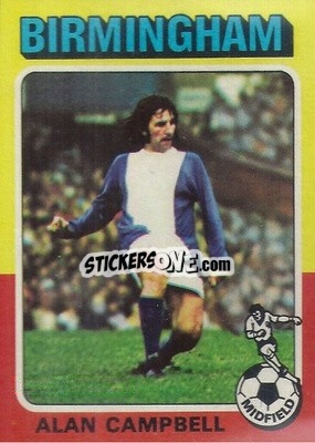 Cromo Alan Campbell - Footballers 1975-1976
 - Topps