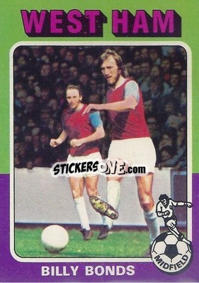 Figurina Billy Bonds - Footballers 1975-1976
 - Topps