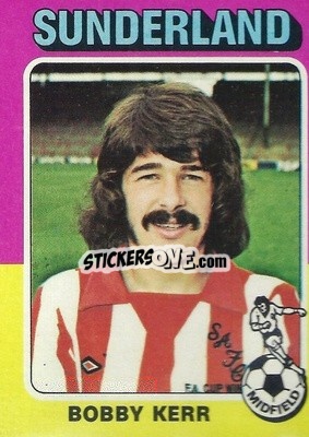 Sticker Bobby Kerr - Footballers 1975-1976
 n. 37 - Topps