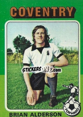Figurina Brian Alderson - Footballers 1975-1976
 n. 16 - Topps