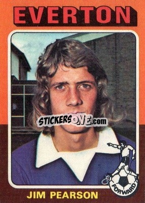 Sticker Jim Pearson - Footballers 1975-1976
 - Topps
