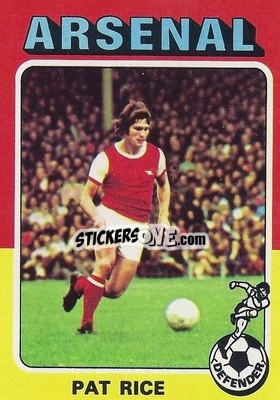 Sticker Pat Rice - Footballers 1975-1976
 n. 164 - Topps