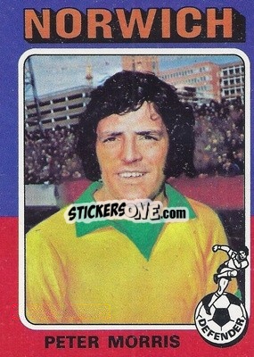 Cromo Peter Morris - Footballers 1975-1976
 - Topps