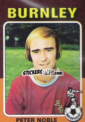 Cromo Peter Noble - Footballers 1975-1976
 - Topps
