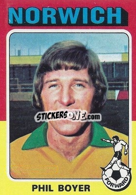 Sticker Phil Boyer - Footballers 1975-1976
 - Topps