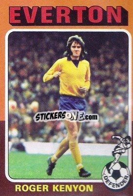 Sticker Roger Kenyon - Footballers 1975-1976
 n. 55 - Topps