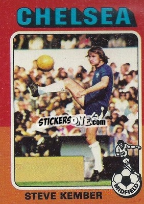 Sticker Steve Kember - Footballers 1975-1976
 n. 80 - Topps